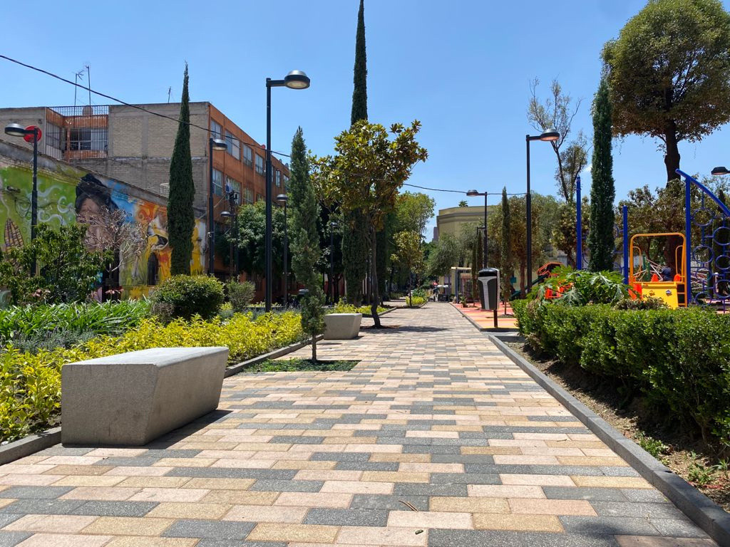 Banca de concreto Tipo Frisos